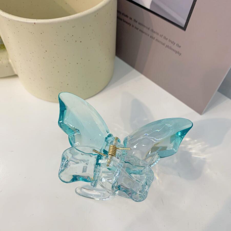 Korean Super Fairy Butterfly Hairpin Frosted Shark Headgear