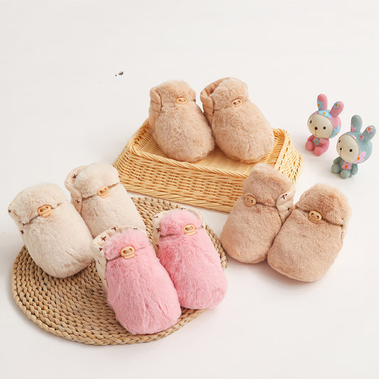 Fallwinter Soft-soled Anti-fall Warm Baby Toddler Shoes