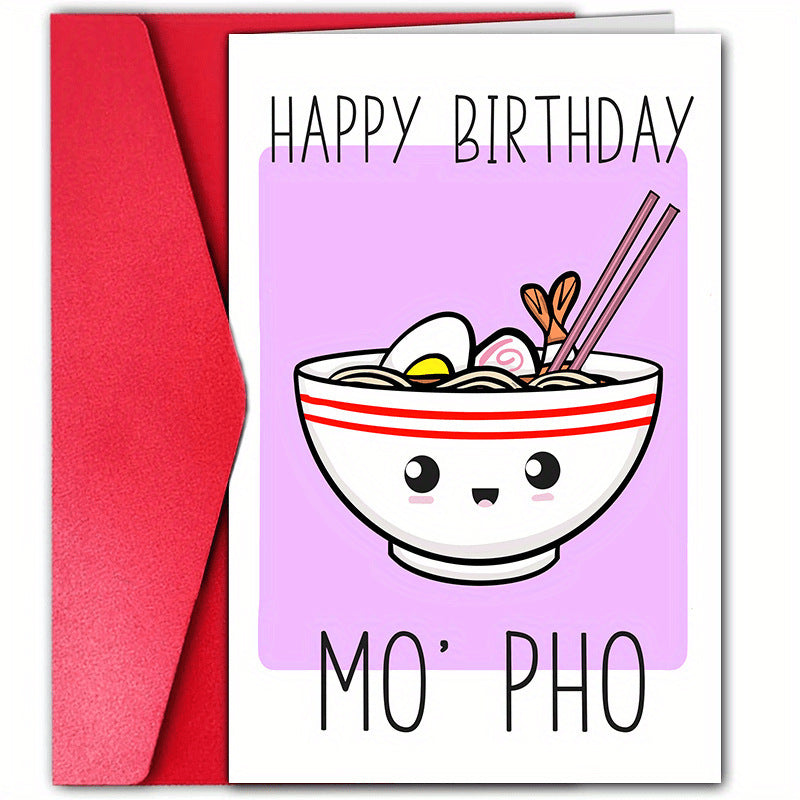 Birthday Greeting Card Funny Greeting Card Funny Text Cartoon Greeting Card