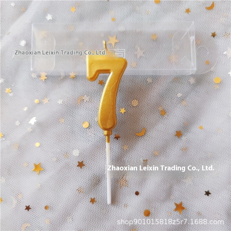 Digital Candle Birthday Cake Baking Decoration