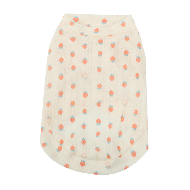 Anti-hair Loss Pet Vest For Cat Clothes