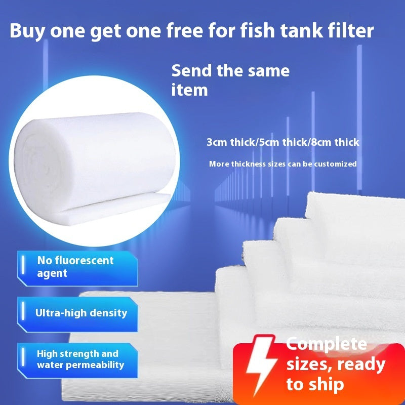 Fish Tank Thickened High Density And High Permeability Filter Cotton