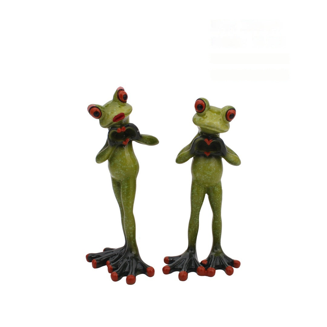 Home Decoration Frog Living Room Study Resin Crafts