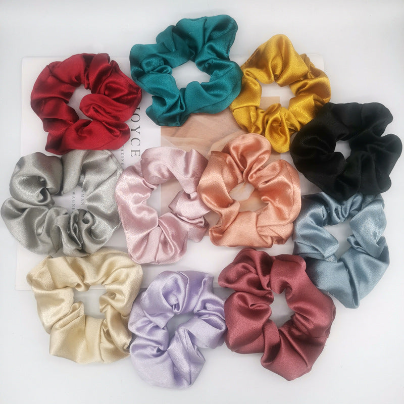 Solid Satin Large Intestine Hair Rope