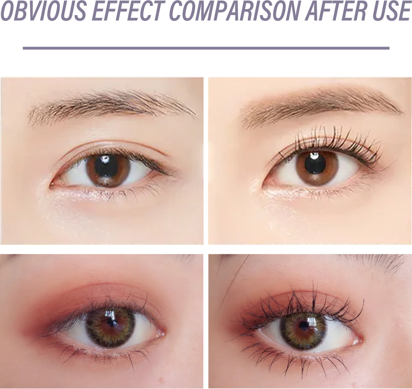 Curling Mascara, Natural Slim And Dense Curling Mascara For Perfect Styling