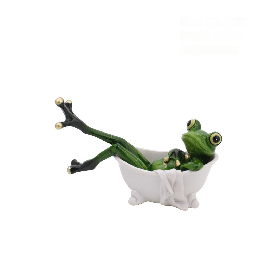 Home Decoration Frog Living Room Study Resin Crafts