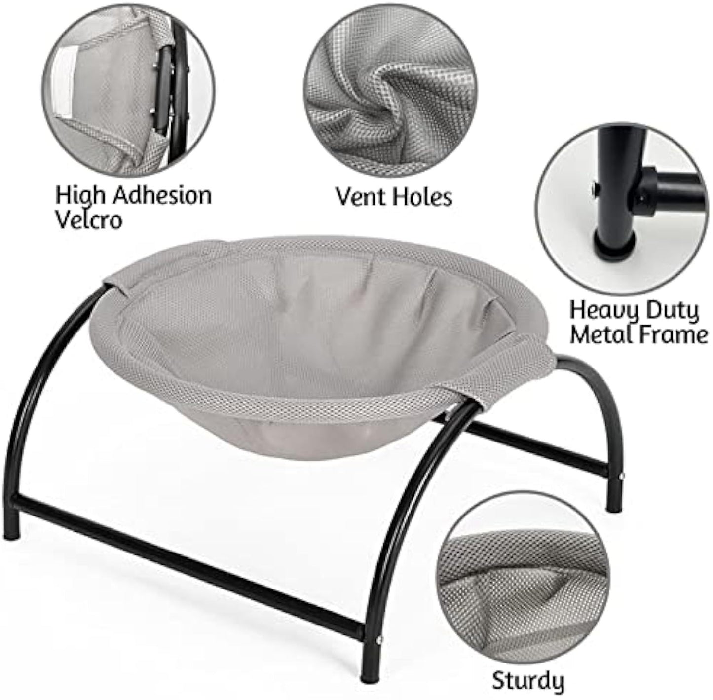 Breathable & Removable  Cat Hammock Bed For Indoor Cats Washable & Comfortable Pet Hanging Nest For Cats