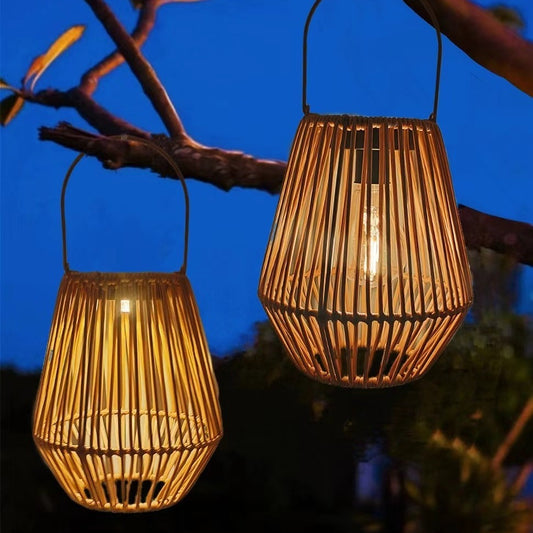 Solar Handmade Vine Woven Lantern Good-looking