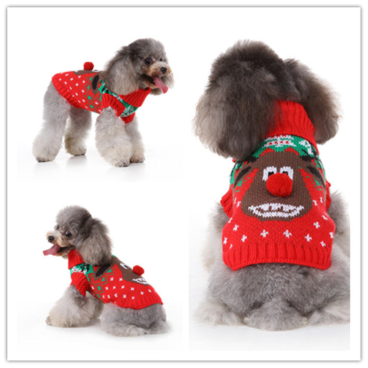 Pet supplies dog clothes sweater autumn clothes