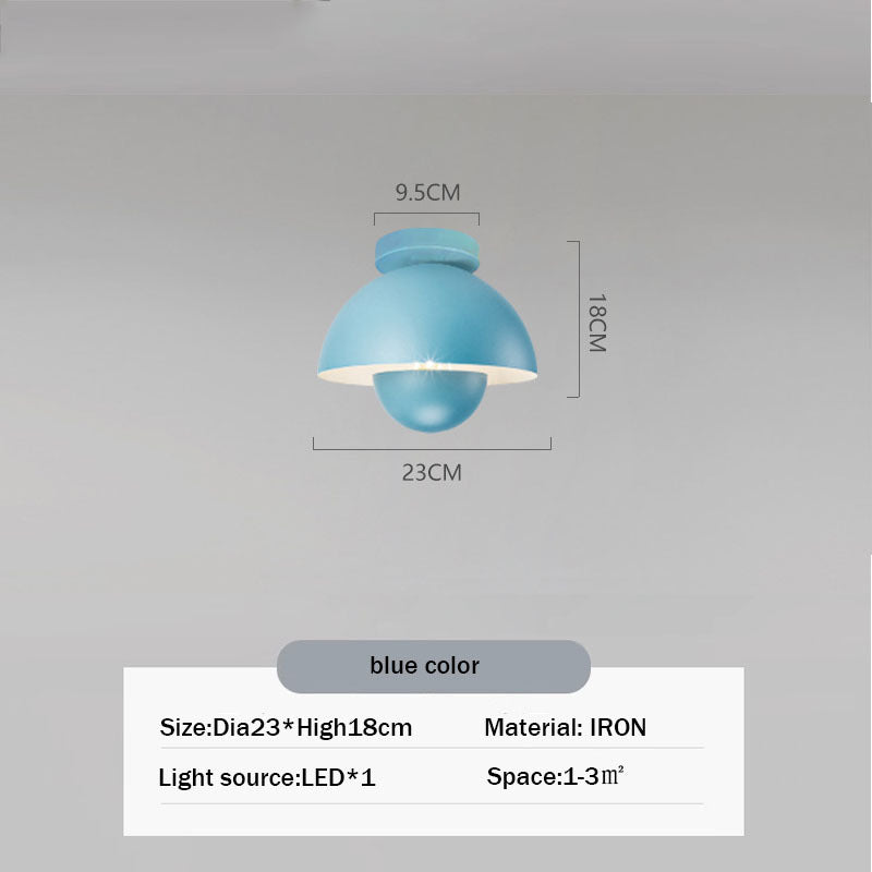 Bud Ceiling Lamp Corridor Aisle Decorative Led Iron Craft Wall Lamp