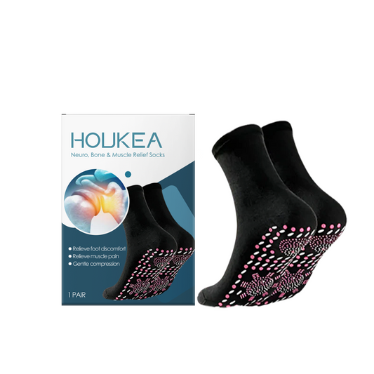 Houkea Foot Care Socks, Gentle Relief Of Foot Discomfort Foot Care Soft Skin Breathable Thermal Socks
