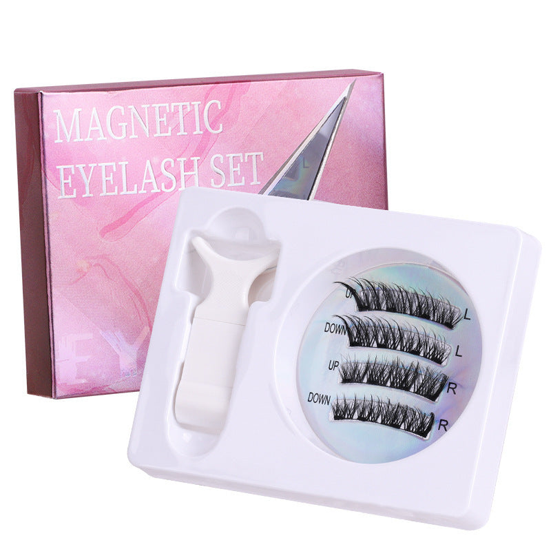 Magnetic False Eyelashes Upgraded Positioning Model Suit Thick