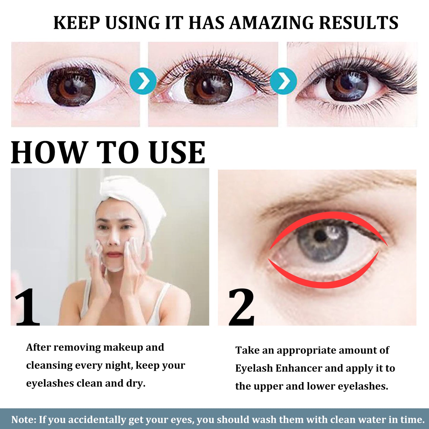 EELHOE Mascara Black Curling Eyelash Natural Eyebrow Mascara Moisturizing Traceless Lengthening Mascara
