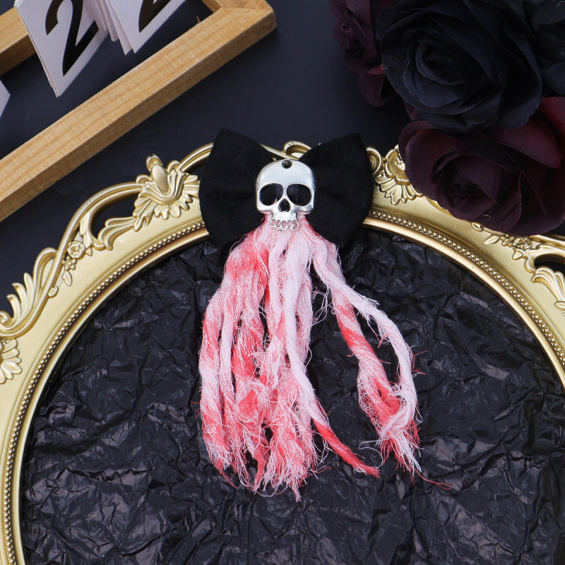 Halloween Bridal Headdress Vintage Rose Dark Black Lace Bracelet