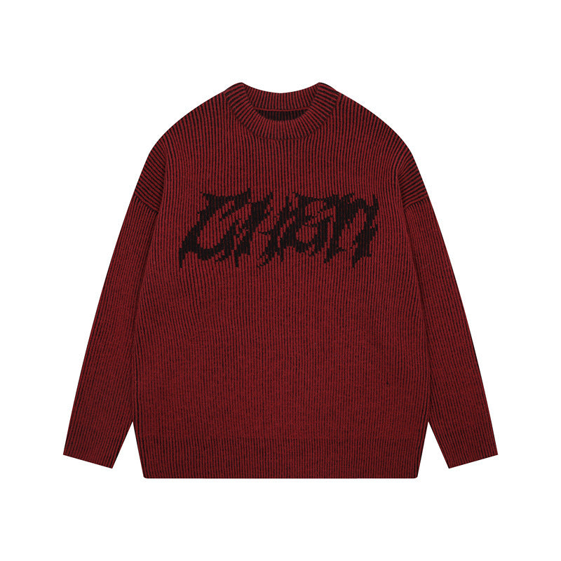Men's New Fashion Loose Cool Knitted Sweater