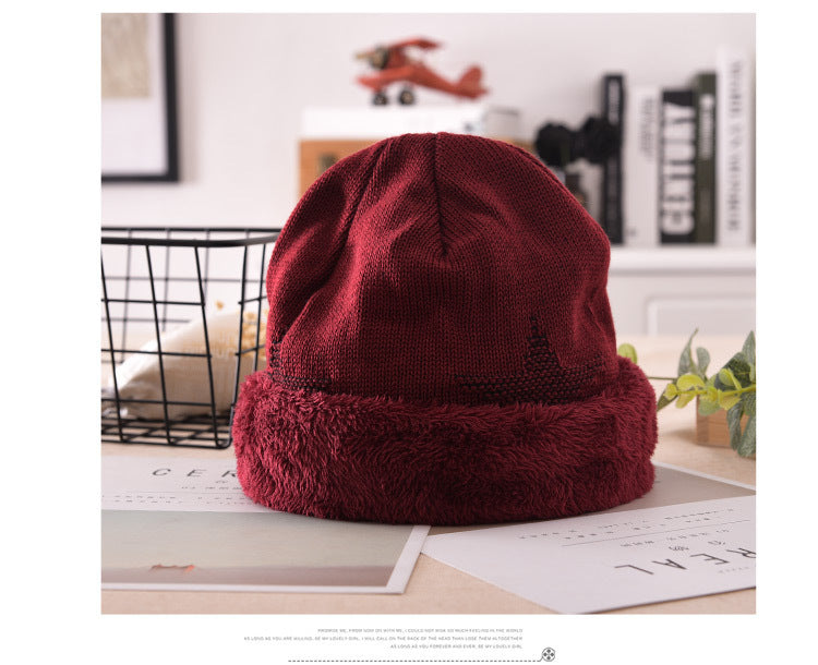Men's Fashion Knitted Outdoor Warm Woolen Cap