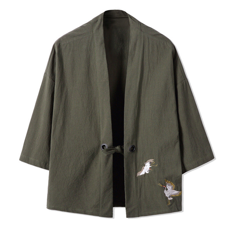 Short Cape 7 / 4 sleeve road Robe