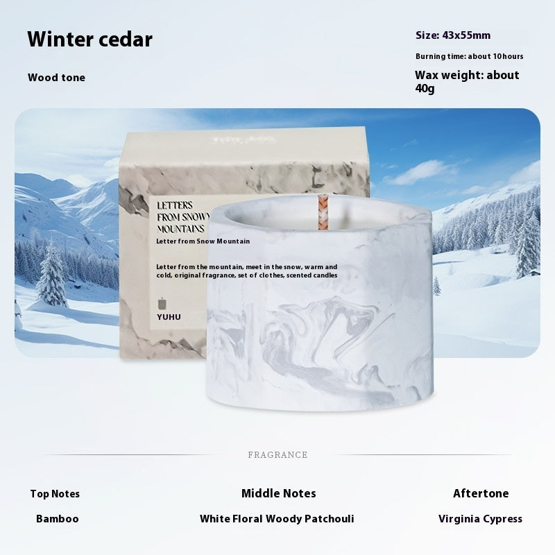 Ink Octagon Cup Aromatherapy Candle Hand Gift Box