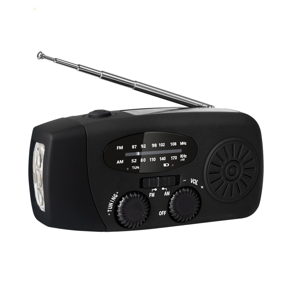 Mini-portable 3leds Solar Hand Emergency Radio