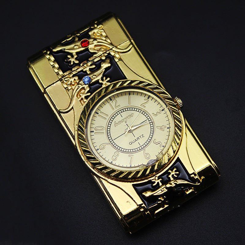 Personality Running Lamp Inflatable Watch Windproof Lighter