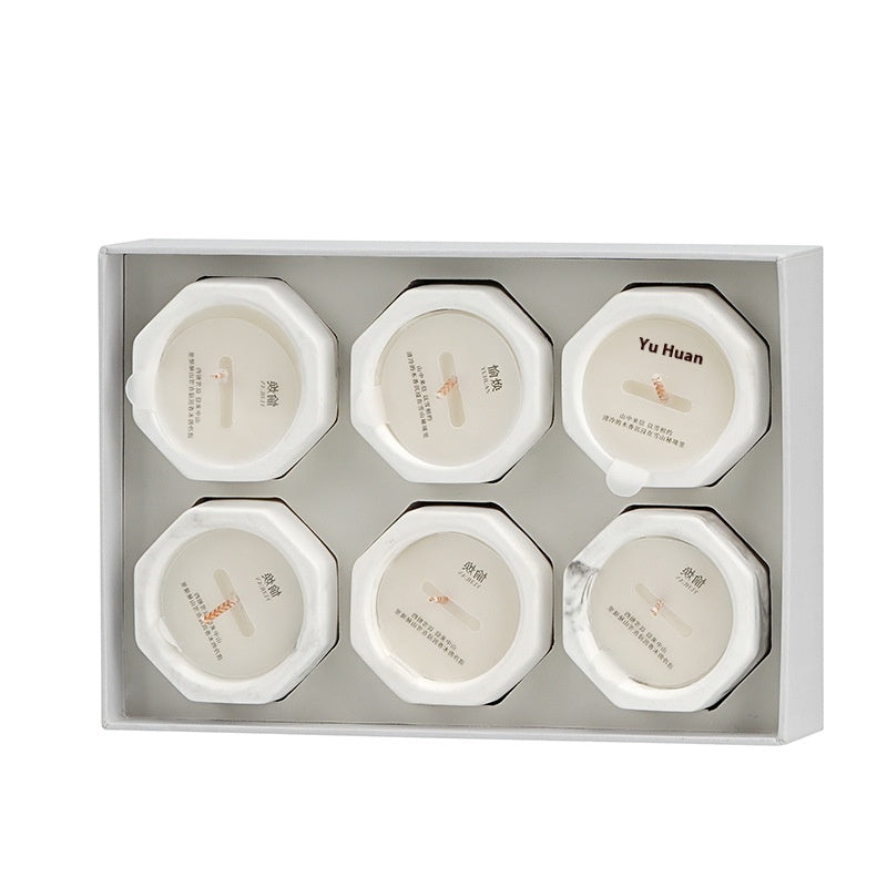 Ink Octagon Cup Aromatherapy Candle Hand Gift Box