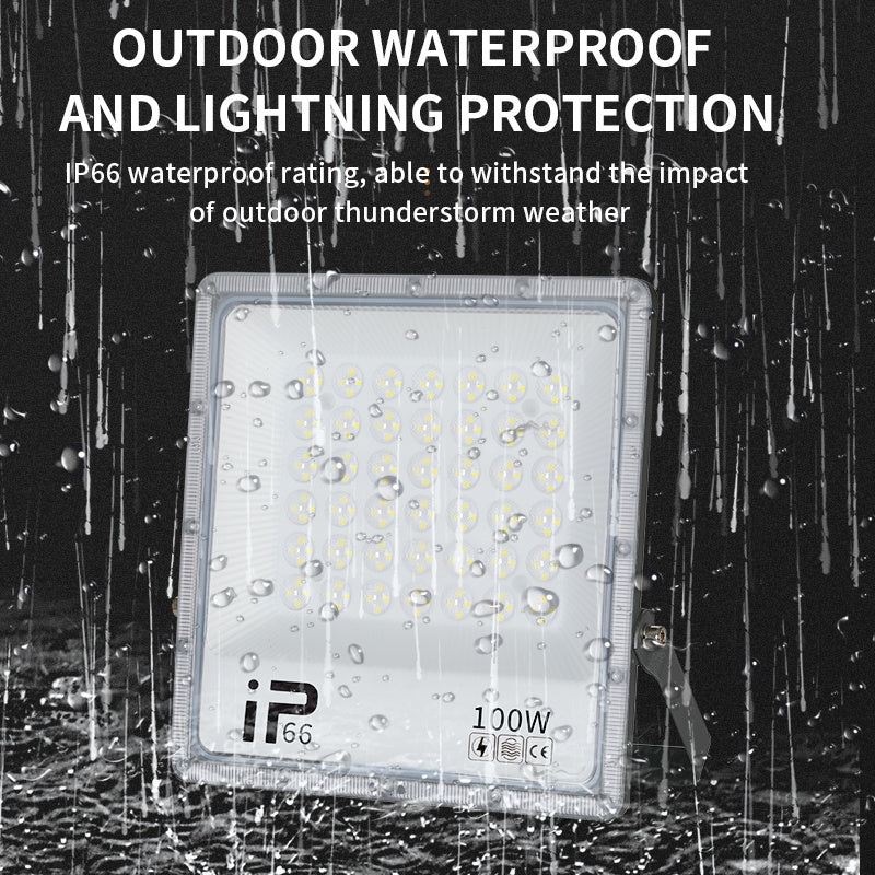 LED Floodlight, Outdoor Waterproof Strong Light, Ultra Bright Construction Site Factory RV Room Searchlight, Outdoor High-power Lighting Lamp