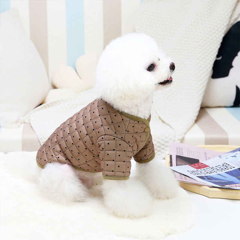 Pet Matcha Two-leg Cotton Clothing