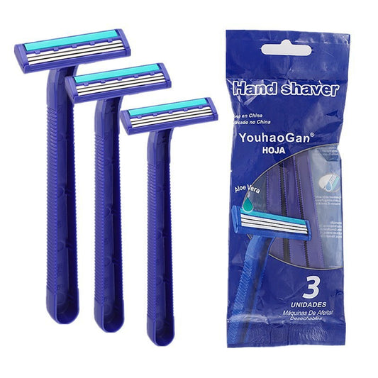 Stainless Steel Three-layer Razor Blade Disposable