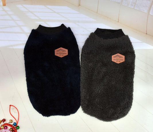 British velvet jacket pet clothes
