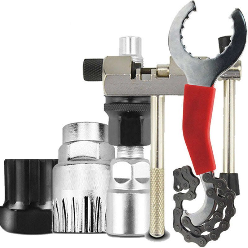 Bicycle maintenance tool set