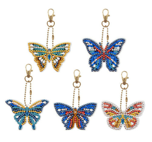 Special Shaped Diamond Christmas Keychain DIY Kit