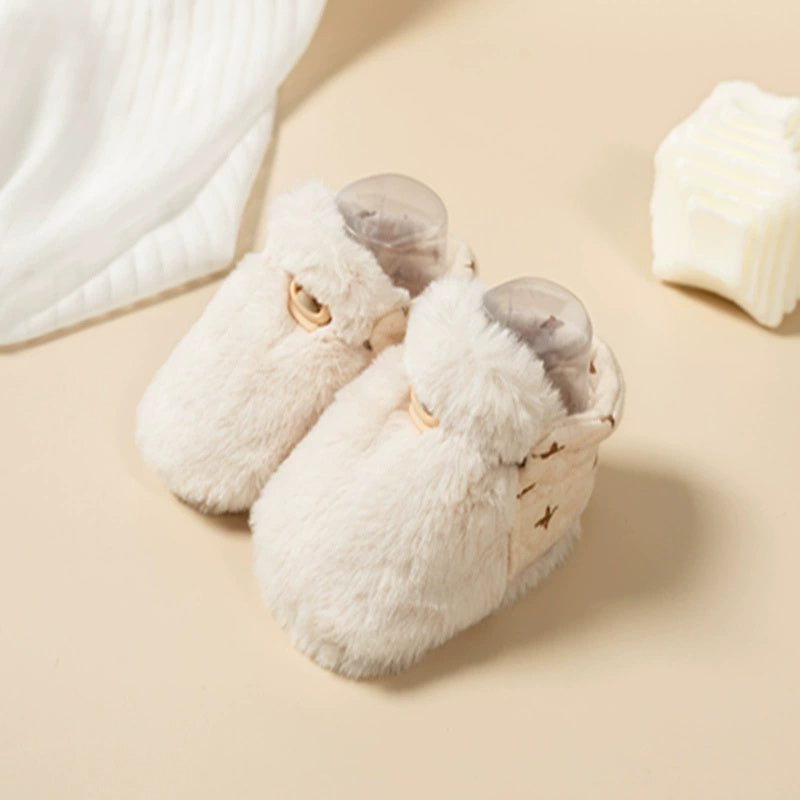 Fallwinter Soft-soled Anti-fall Warm Baby Toddler Shoes