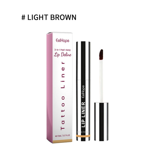 Tattoo Liner, Outline Lip Shape And Develop Lip Color Lasting Waterproof And Not Easy To Fade Peeling Lip Liner