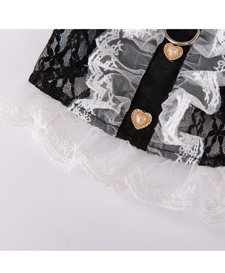 Cat Clothes Lace Traction Vest Puppy Kittens Thin Pet Cat Clothing