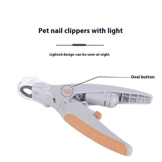Dogs And Cats With Light Nail Scissors TV Blood Line Imitation Blood Position Nail Trimmer