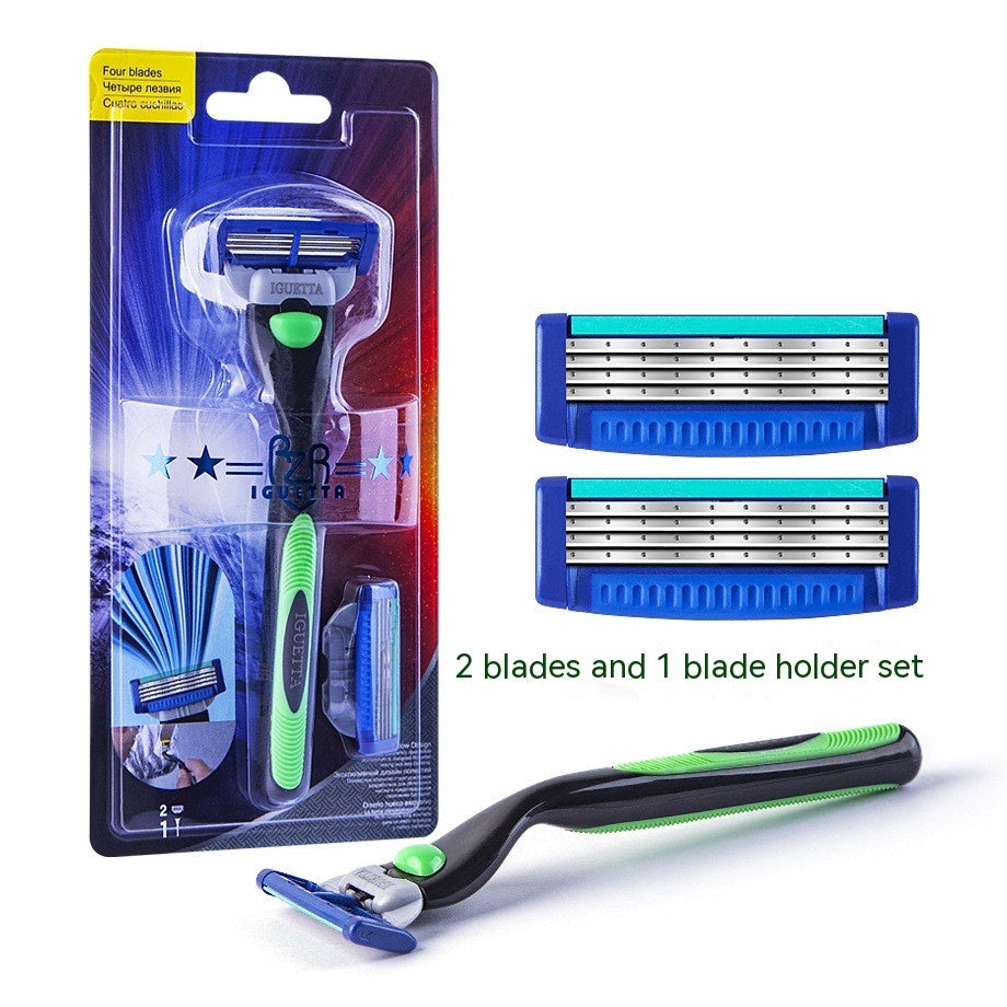Shaver 4-layer Men's Shaver-piece Manual Replacement Tool Holder Universal Three-layer Series