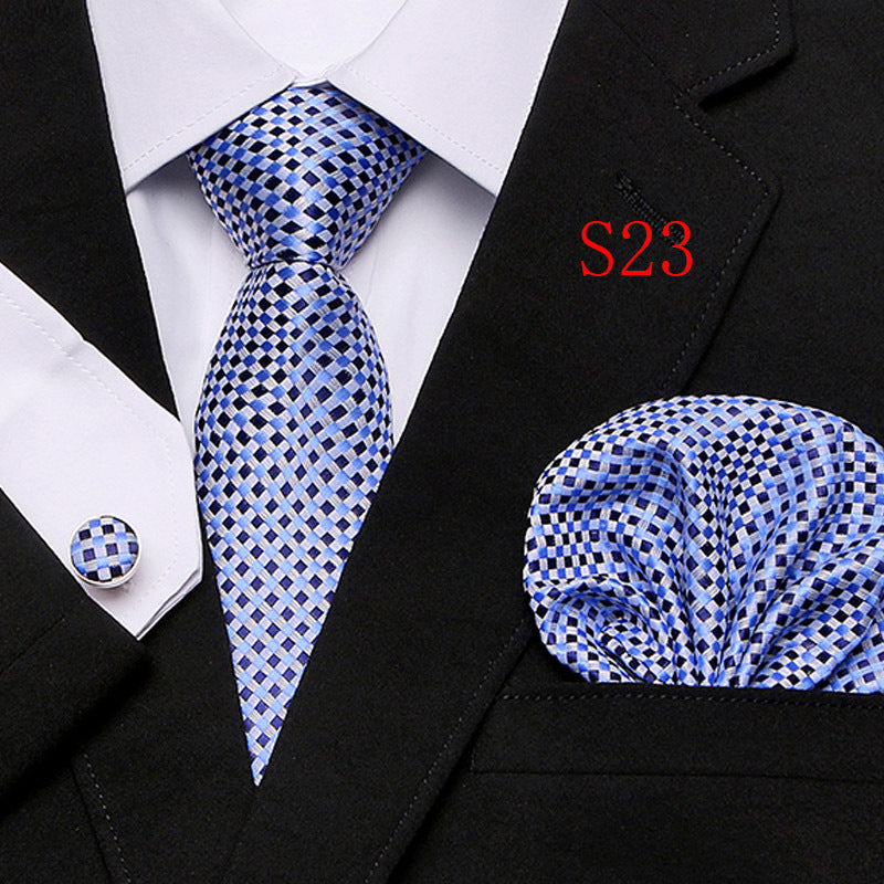 Paisley Series European And American Fashion Tie Three-piece Suit