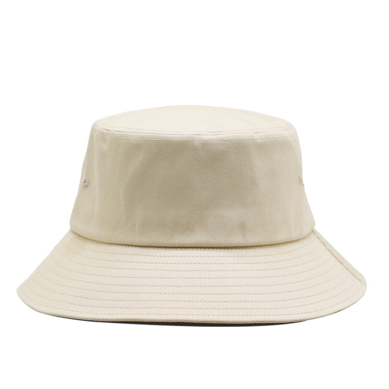 All-match Sunscreen Fisherman Hat With Windproof Rope With Large Brim