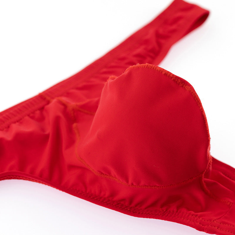 Men's Low Waist Ice Silk Summer Youth Underwear