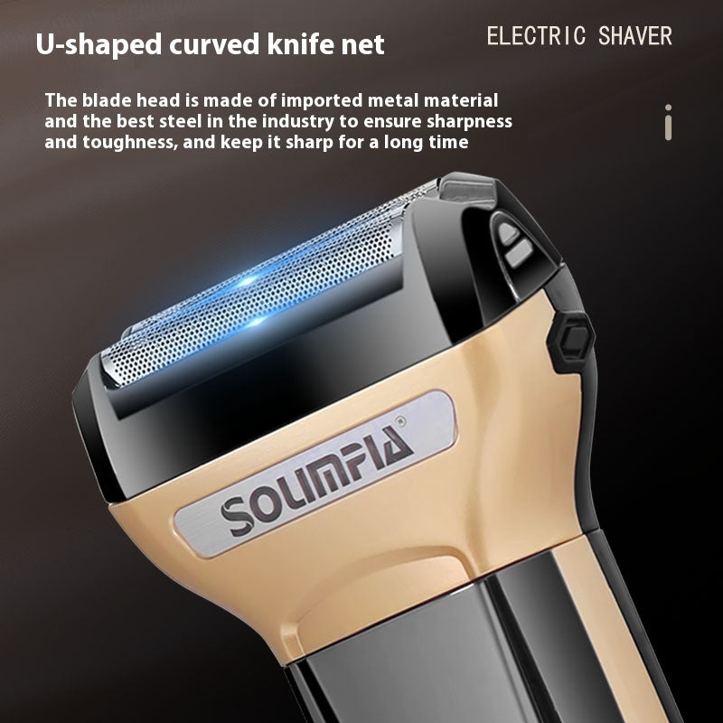 Three-in-one Electric Shaver Reciprocating Shaver Hair Clipper