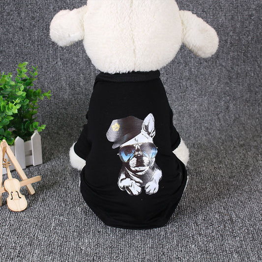Pet Dog Cotton Two-legged T-shirt