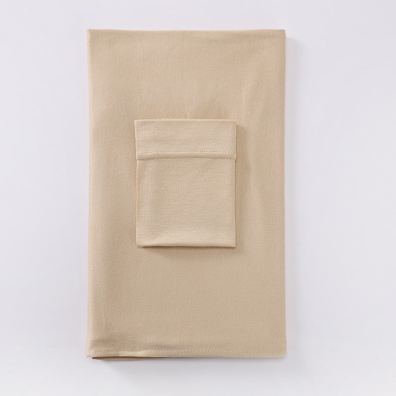 Women's Minimalist Modal Bottom Hat Integrated Scarf