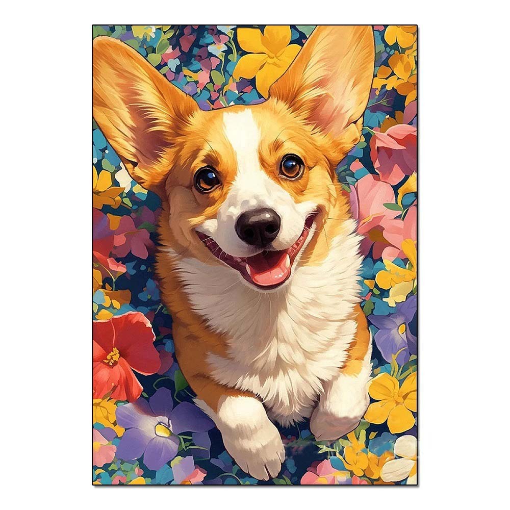 DIY Handmade Diamond Painting With Colorful Animals And Full Diamonds