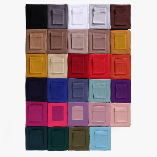 Women's Minimalist Modal Bottom Hat Integrated Scarf