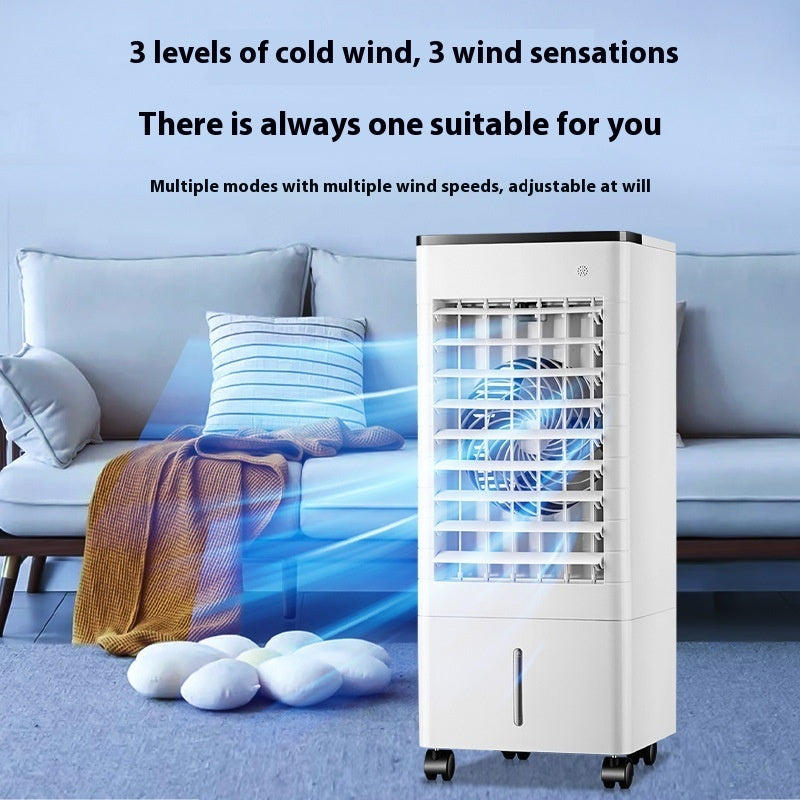 Household High-end Refrigeration Fan Voice Remote Control Cold Water Fan