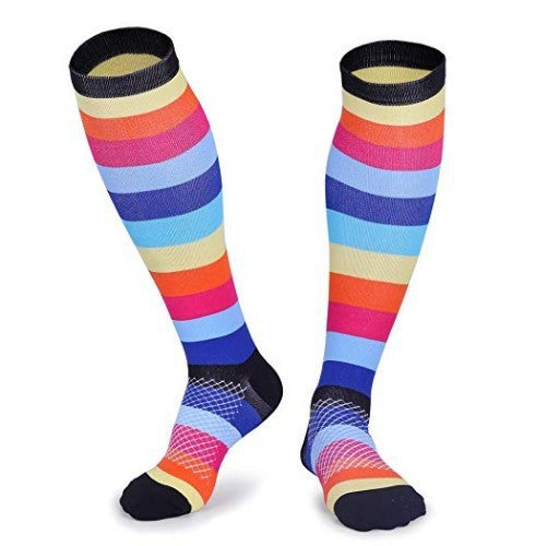 Men's And Women's Running Colored Pressure Socks