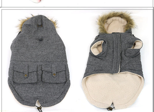 High-grade Thermal Cotton Pet Dog Cat Clothes