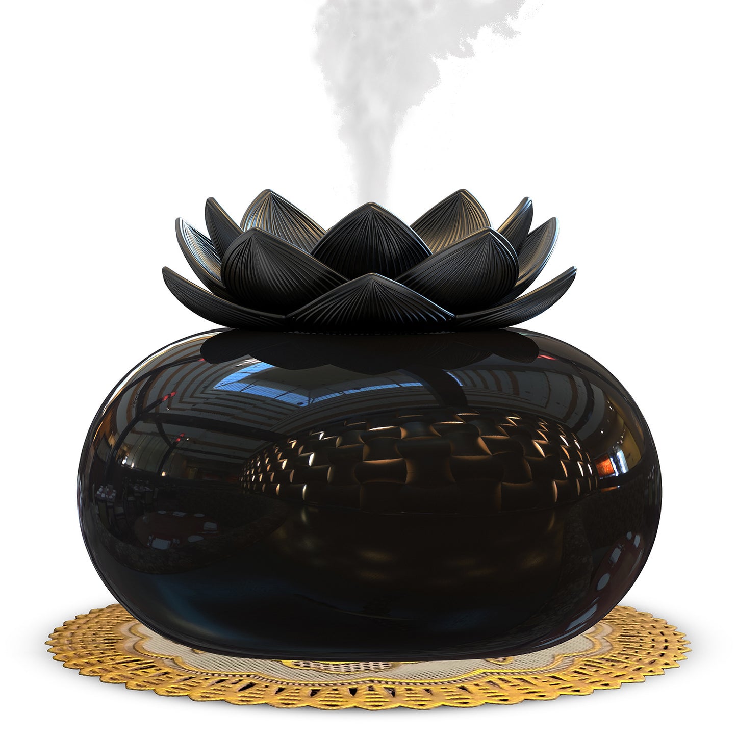New Lotus Aromatherapy Humidifier USB Replenishing Water