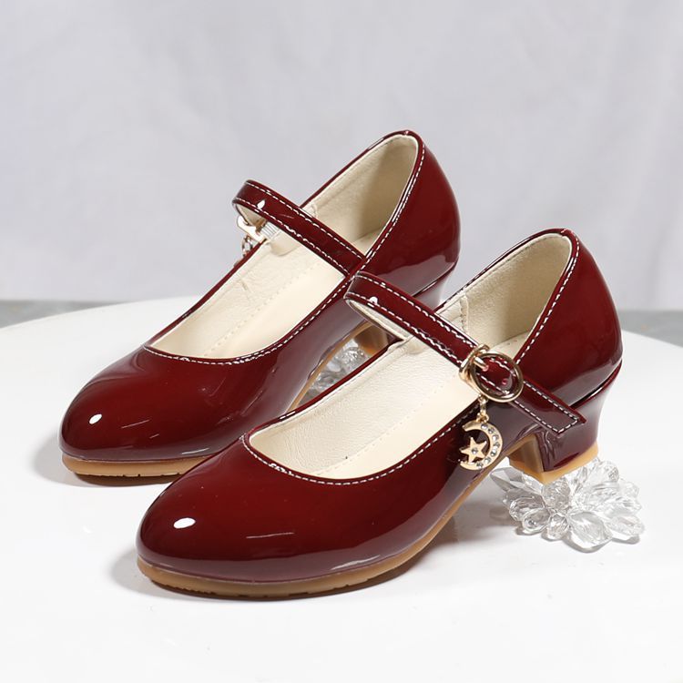 Korean Crystal Performance Children's Single-layer Shoes