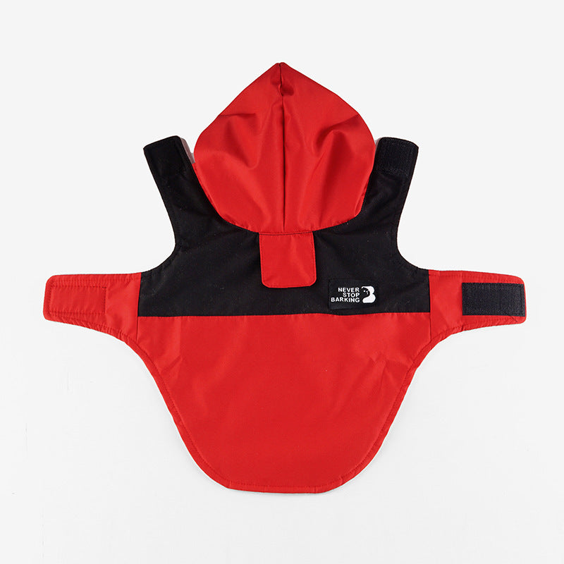 Color Contrast Patchwork New Dog Raincoat